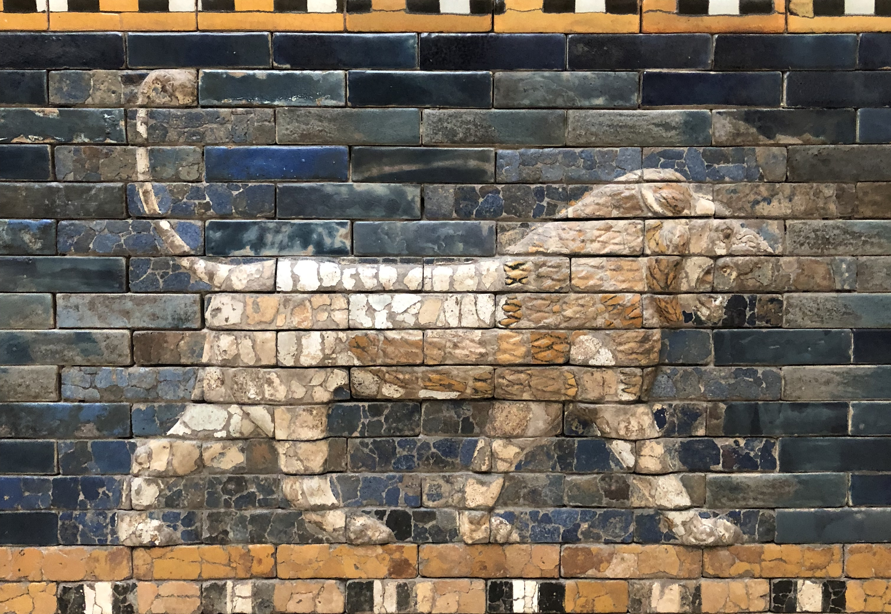 Panel of a lion from Ishtar Gate processional way